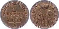 Schaumburg-Lippe 1 Pfennig Georg Wilhelm 1807-1860. -