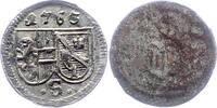 Salzburg Pfennig Sigismund von Schrattenbach 1753-1771. -