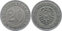 Kleinmünzen 20 Pfennig -