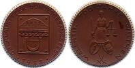 Porzellanmedaillen Wilten. Braune Porzellanmedaille Deutsches Reich -