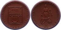 Porzellanmedaillen Wilten. Braune Porzellanmedaille Deutsches Reich -