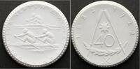 Porzellanmedaillen Meißen. Weiße Porzellanmedaille 19 Deutsches Reich -