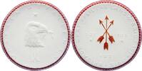 Porzellanmedaillen Dresden. . Weiße Porzellanmedaille Deutsches Reich -