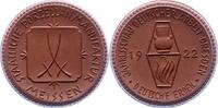 Porzellanmedaillen Dresden. . Braune Porzellanmedaille Deutsches Reich -