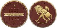 Porzellanmedaillen Dresden. Braune Meißner Porzellanmedaille 1 Deutsches Reich -