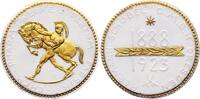 Porzellanmedaillen Dresden. Weiße Meißner Porzellanmedaille 19 Deutsches Reich -