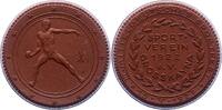Porzellanmedaillen Grosskayna. Weiße Meißner Porzellanmedaille 19 Deutsches Reich -