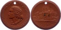 Personenmedaillen Porzellanmedaille Böttger, Johann Friedrich *1682, +1719, Erfinder des Porzellans. -