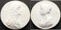 Haus Habsburg Gipsabformung der medaille Leopold I. 1657-1705. -