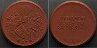 GERA. Porzellanmedaille  Porzellanmedaillen DDR Vorzüglich