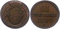 Sachsen-Albertinische Linie 3 Pfennig Friedrich August III. 1763-1806. -