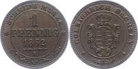 Sachsen-Albertinische Linie Pfennig Johann 1854-1873. -