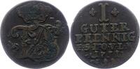 Sachsen-Weimar-Eisenach Pfennig Friedrich III. von Gotha-Altenburg, als Vormund 1749-1755. -