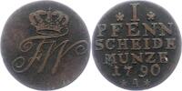Brandenburg-Preußen Pfennig Friedrich Wilhelm II. 1786-1797. -
