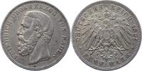 Baden 5 Mark Friedrich I. 1856-1907. -