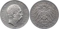 Sachsen 2 Mark Albert 1873-1902. -