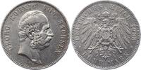 Sachsen 5 Mark Georg 1902-1904. -