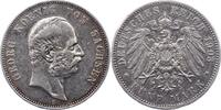 Sachsen 5 Mark Georg 1902-1904. -