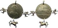 Braunschweig-Wolfenbüttel Anhänger mit Taler 1 Karl I. 1735-1780. -
