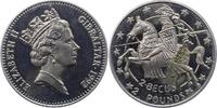 Gibraltar 2, 8 Ecus zu 2 Pfund Elisabeth Seit 1952. -