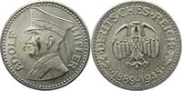 Personenmedaillen Versilberte Bronzemedaille Hitler, Adolf *1889 Braunau, +1945. -