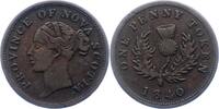 Kanada-Nova Scotia 1 Penny Token Victoria 1837-1901. -