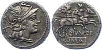 Republik Denar C. Junius 149 v. Chr.. -
