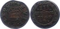 Mecklenburg-Rostock, Stadt Cu 3 Pfennig -