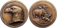 Tiermotive Bronzemedaille -