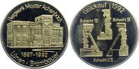 Ausbeute Lünen. Vergoldete Bronzemedaille 1 -