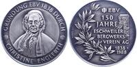Ausbeute Eschweiler. Versilberte Tombakmedaille -