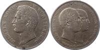 Württemberg Doppeltaler zur Vermählung 1 Wilhelm I. 1816-1864. -