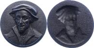 Personenmedaillen Geschwärzte Eisengussmedaille Melanchthon, Philipp *1497 Bretten/Unterpfalz, +1560 Wittenberg, deutscher Humanist und Reformator. -