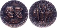 Personenmedaillen Bronzemedaille Melanchthon, Philipp *1497 Bretten/Unterpfalz, +1560 Wittenberg, deutscher Humanist und Reformator. -