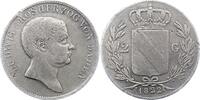 Baden-Durlach Doppelgulden Ludwig 1818-1830. -