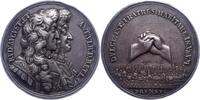 Braunschweig-Wolfenbüttel Silbermedaille Rudolf August und Anton Ulrich 1685-1704. -
