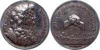 Braunschweig-Wolfenbüttel Silbermedaille Rudolf August und Anton Ulrich 1685-1704. -