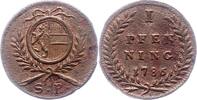 Salzburg Pfennig Hieronymus Graf Colloredo 1772-1803. -