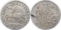 Braunschweig-Wolfenbüttel 1/6 Taler Karl I. 1735-1780. -