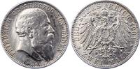 Baden 2 Mark Friedrich I. 1856-1907. -