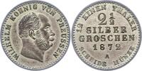 Brandenburg-Preußen 2 1/2 Silbergroschen Wilhelm I. 1861-1888. -