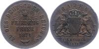Baden-Durlach Gedenkkreuzer Friedrich I. 1852-1907. -