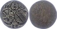 Salzburg 1/2 Kreuzer Johann Ernst von Thun und Hohenstein 1687-1709. -