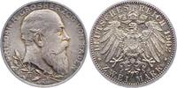 Baden 2 Mark Friedrich I. 1856-1907. -