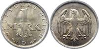 Weimarer Republik 1 Mark 1924 D Fast Stempelglanz 65,00 EUR Differenzbesteuert nach §25a UStG zzgl. 5,00 EUR Versand