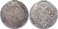 Haus Habsburg 1/4 Taler Leopold I. 1657-1705. -