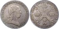 Haus Habsburg 1/2 Kronentaler Leopold II. 1790-1792. -