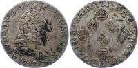 Frankreich 10 Sols aux 4 couronnes (1/8 Ecu) Ludwig XIV. 1643-1715. -