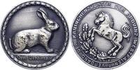 Tierzucht Versilberte Bronzemedaille Kaninchen -
