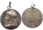 Frankreich Silbermedaille Dritte Republik 1870-1940. -